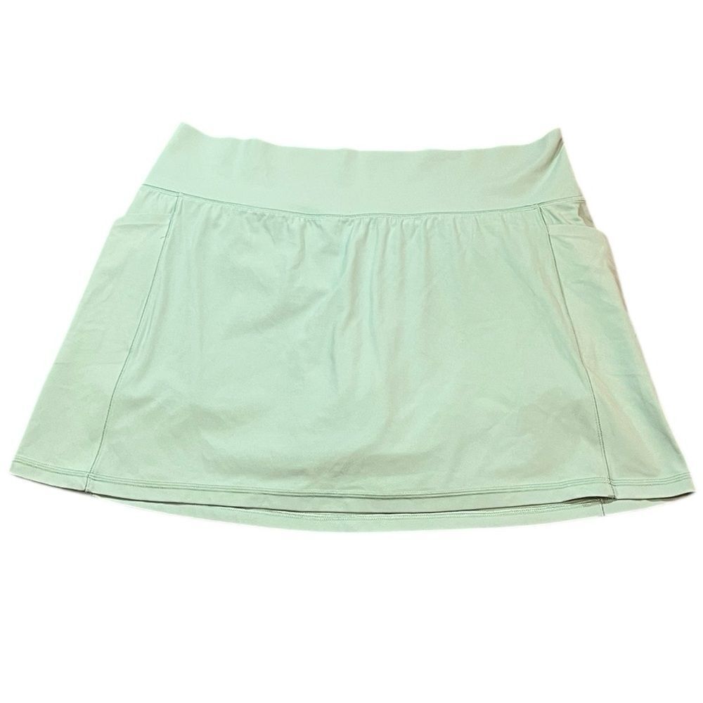 Athleta Mint Green Salutation Stash Pocket Skort 14.5-Jupe, Size XL‎